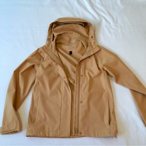 Cute Uniqlo Yellow rainjacket - Like new
